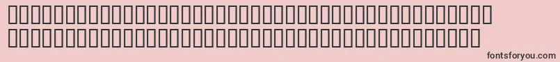 LinotypemaralOblique Font – Black Fonts on Pink Background