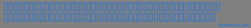 LinotypemaralOblique Font – Blue Fonts on Gray Background