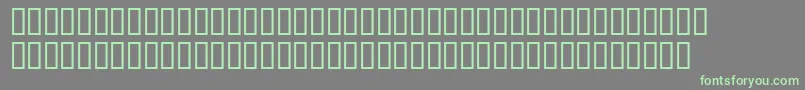 LinotypemaralOblique Font – Green Fonts on Gray Background