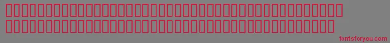 LinotypemaralOblique Font – Red Fonts on Gray Background