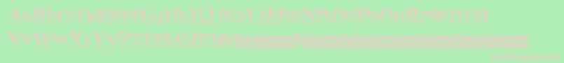 fuente Visualmagnets – Fuentes Rosadas Sobre Fondo Verde