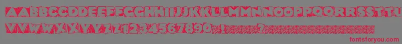 Weitere Informationen zur Datbox-Schriftart Datbox-Schriftart – Rote Schriften auf grauem Hintergrund