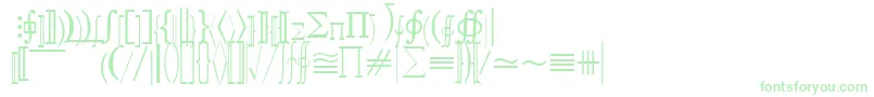 QuantapifivesskRegular-fontti – vihreät fontit