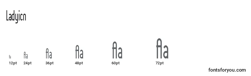 Ladyicn Font Sizes