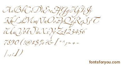 AlexandraZeferinoThree font – Brown Fonts