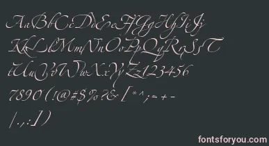 AlexandraZeferinoThree font – Pink Fonts On Black Background