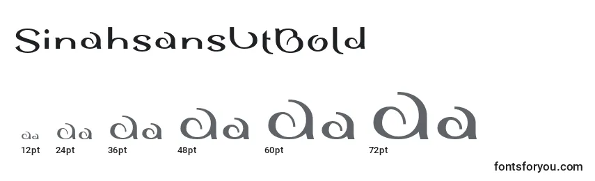 Размеры шрифта SinahsansLtBold