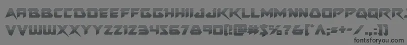 Skirmishergrad Font – Black Fonts on Gray Background