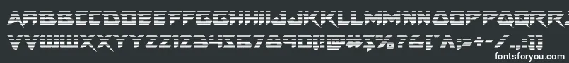 Skirmishergrad Font – White Fonts on Black Background