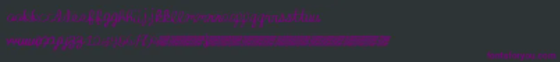 Absoluteinvite Font – Purple Fonts on Black Background