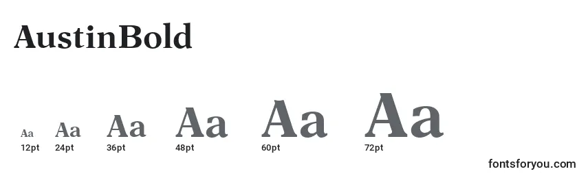 AustinBold Font Sizes