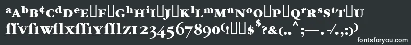 Garrymondrianexpt6Boldsh Font – White Fonts on Black Background