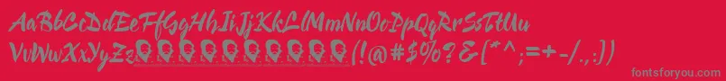 More about CienfuegosDemoFont Font CienfuegosDemoFont Font – Gray Fonts on Red Background