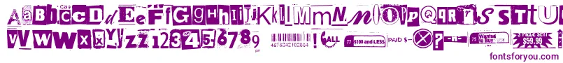 Anonymousclippings Font – Purple Fonts