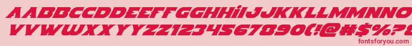 fuente Indigodemonsuperital – Fuentes Rojas Sobre Fondo Rosa