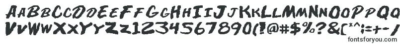 フォントDare – 筆で書かれたフォント
