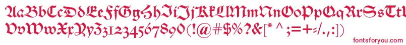 Alteschwabacherosf Font – Red Fonts