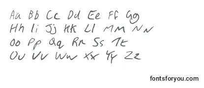 GimpScribble Font