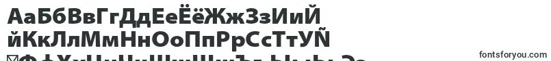MyriadproBlacksemiext-fontti – venäjän fontit