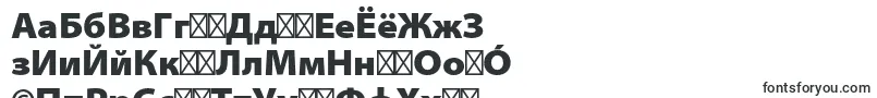 フォントMyriadproBlacksemiext – バシキール文字
