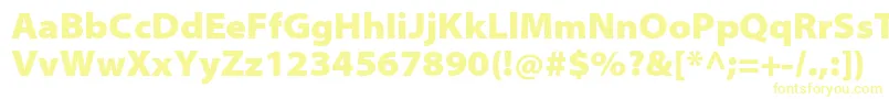 MyriadproBlacksemiext Font – Yellow Fonts