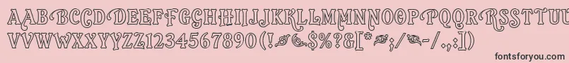 More about OrlandoLetPlain.1.0 Font OrlandoLetPlain.1.0 Font – Black Fonts on Pink Background