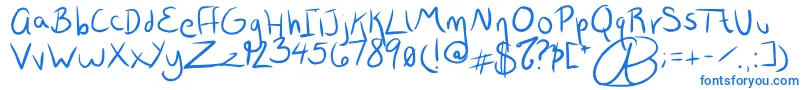 Wrtty Font – Blue Fonts
