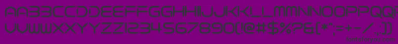 Więcej informacji o czcionce Fasterisq Czcionka Fasterisq – czarne czcionki na fioletowym tle