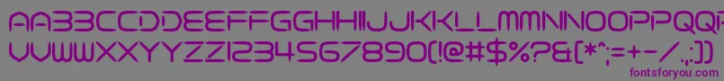 Fasterisq-fontti – violetit fontit harmaalla taustalla