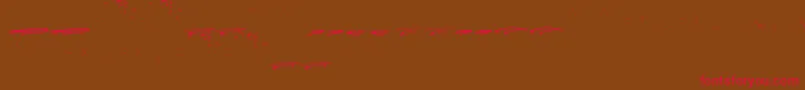 ItalianoSwashes Font – Red Fonts on Brown Background