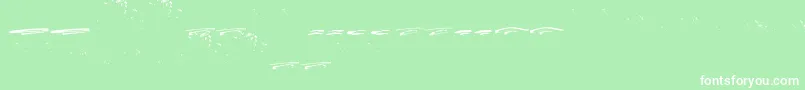 ItalianoSwashes Font – White Fonts on Green Background