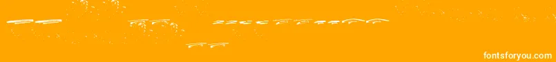 ItalianoSwashes-Schriftart – Weiße Schriften auf orangefarbenem Hintergrund