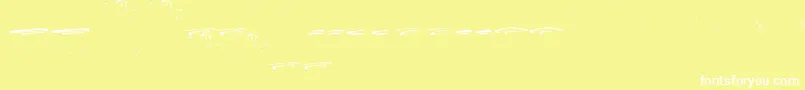 Fonte ItalianoSwashes – fontes brancas em um fundo amarelo