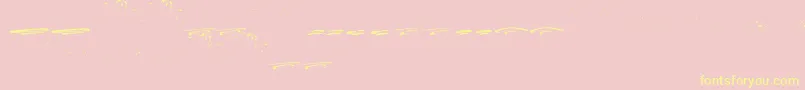 フォントItalianoSwashes – 黄色のフォント、ピンクの背景