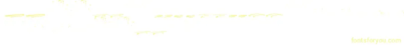 ItalianoSwashes-Schriftart – Gelbe Schriften auf weißem Hintergrund