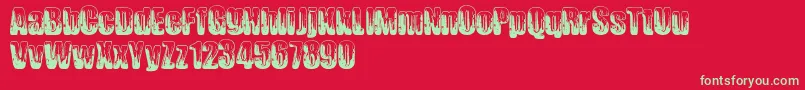 Chromium Font – Green Fonts on Red Background