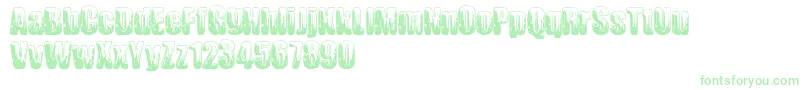 Chromium Font – Green Fonts on White Background