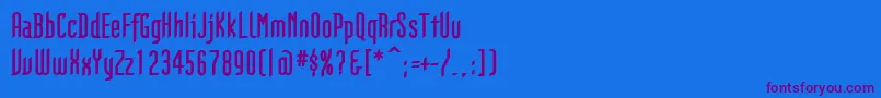 More about GothikkaBold Font GothikkaBold Font – Purple Fonts on Blue Background
