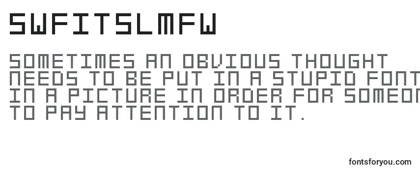 Review of the SwfitSlmFw Font