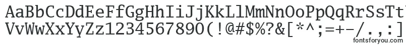 Шрифт Luximr – многолинейные шрифты