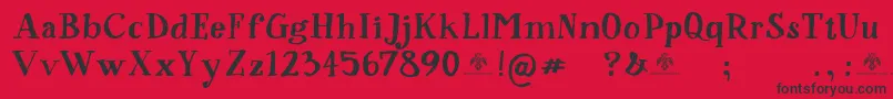 More about SorsodBorsod Font SorsodBorsod Font – Black Fonts on Red Background