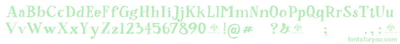 SorsodBorsod Font – Green Fonts on White Background