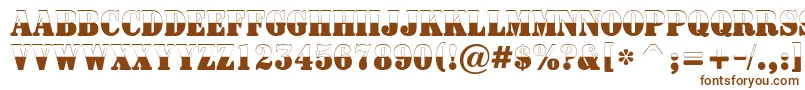 ASignboardtitulnrbw Font – Brown Fonts