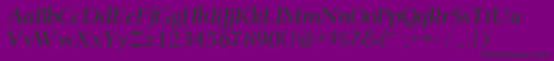 Rsjacksonville Font – Black Fonts on Purple Background