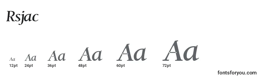 Rsjacksonville Font Sizes