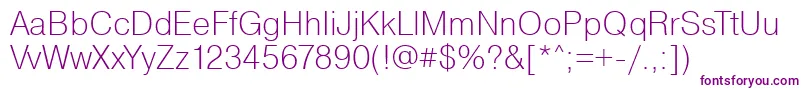 PragmaticaExtralight Font – Purple Fonts