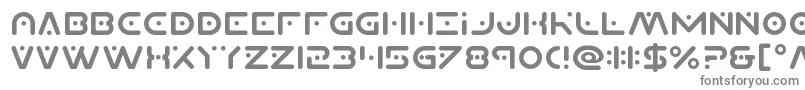 Шрифт Planetxcompact – серые шрифты на белом фоне