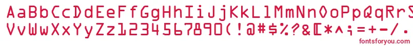 OcrOnec Font – Red Fonts