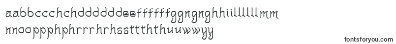 Шрифт Akashi – валлийские шрифты