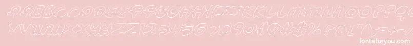 Mbeansoi Font – White Fonts on Pink Background